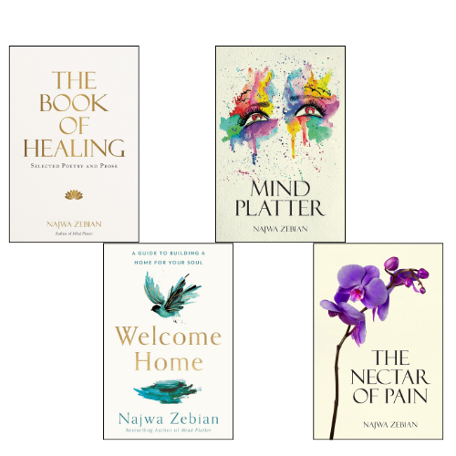 The Nectar of Pain/Welcome Home/Mind Platter/The Book of Healing/Book 4 Set by Najwa Zebian (Author)