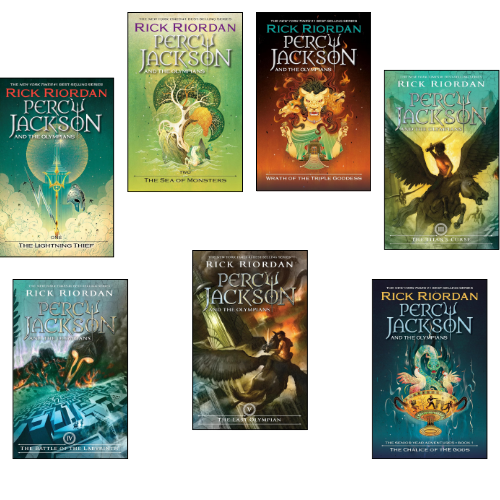 Percy Jackson and the Olympians (7 book series) by Rick Riordan (Author)