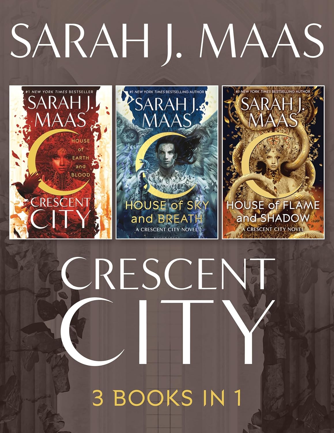 Crescent City Series Set of 3 Books by Sarah J. Maas