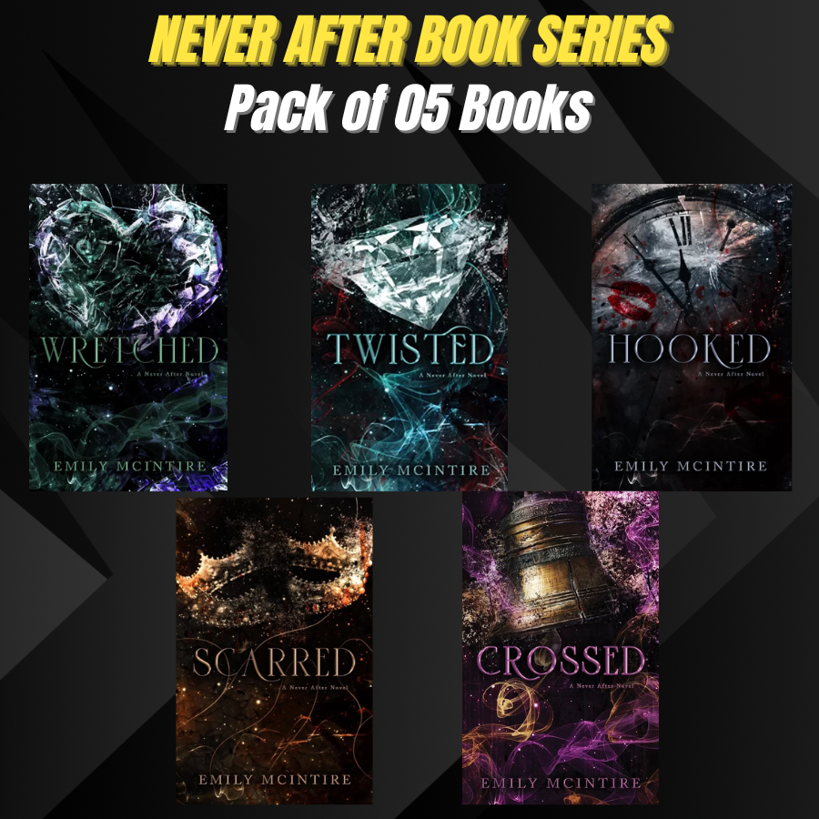 Never After Series (5 books) Hooked l Scarred l Wretched l Twisted l Crossed by Emily McIntire
