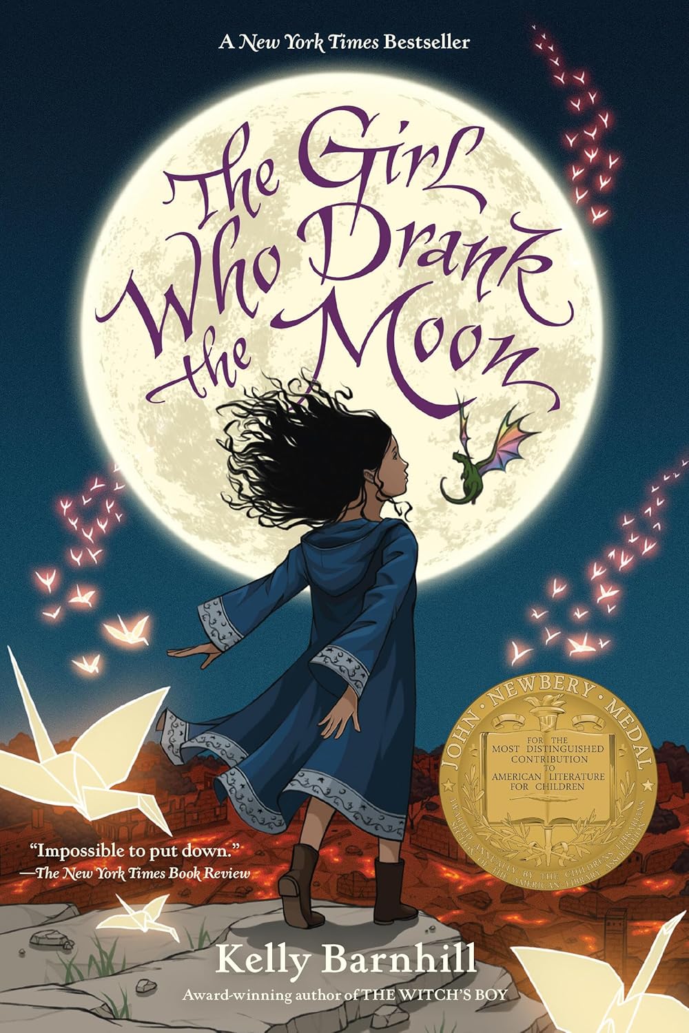 The Girl Who Drank the Moon by Kelly Barnhill (Author)