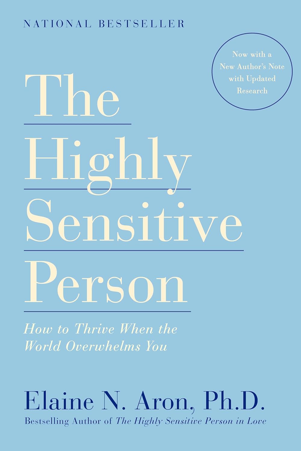 The Highly Sensitive Person How to Thrive When the World Overwhelms You by Elaine N. Aron (Author)