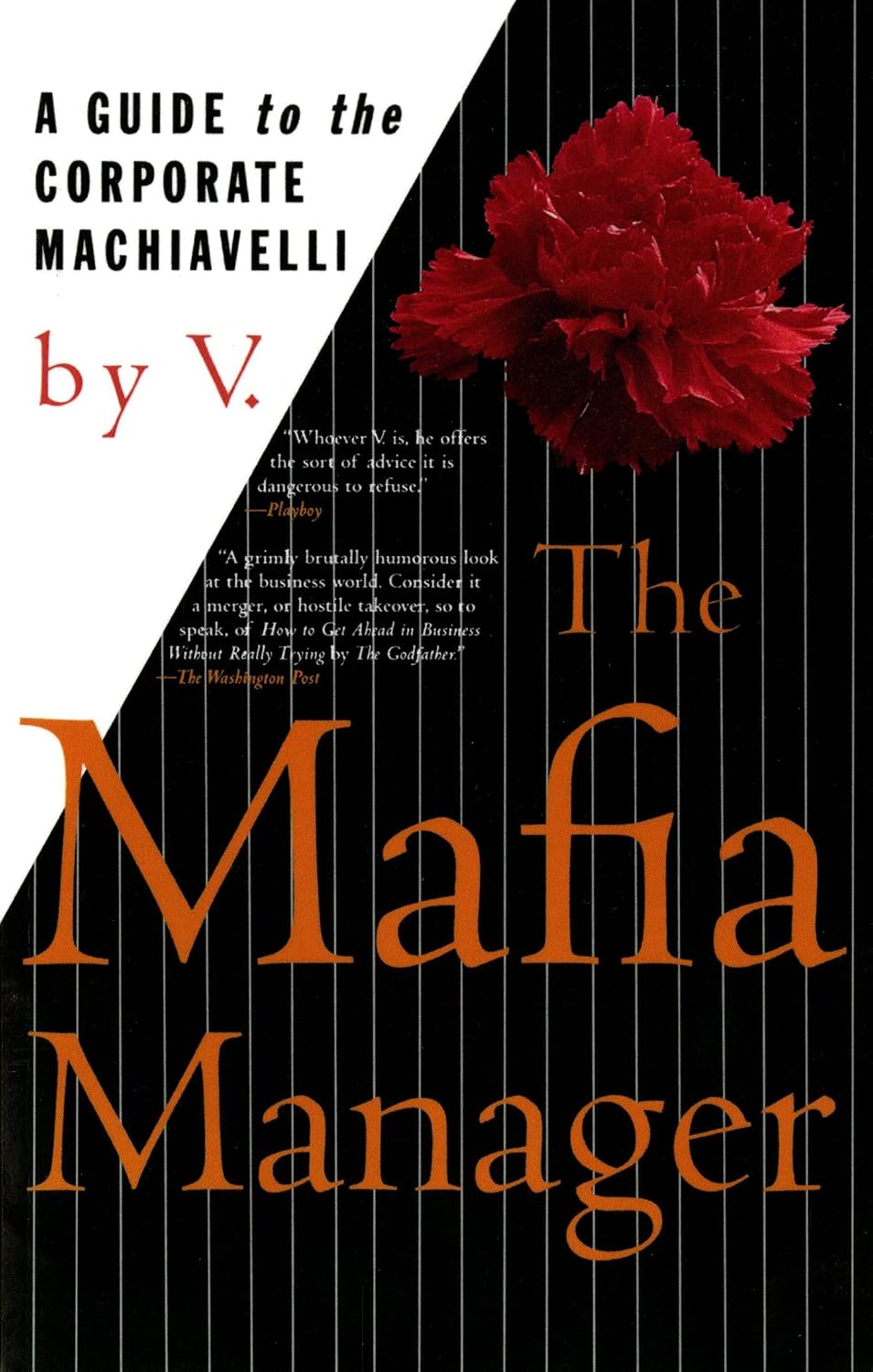 The Mafia Manager by V. business management and corporate strategy book