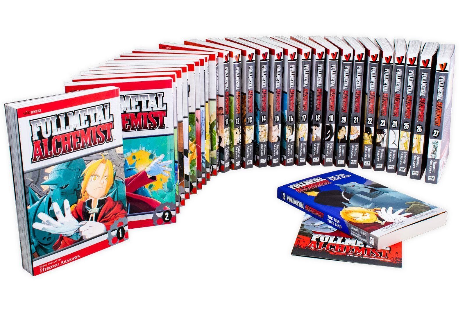 Fullmetal Alchemist vol 1 - 27 Complete 27-book Manga Set by Hiromu Arakawa (Author)
