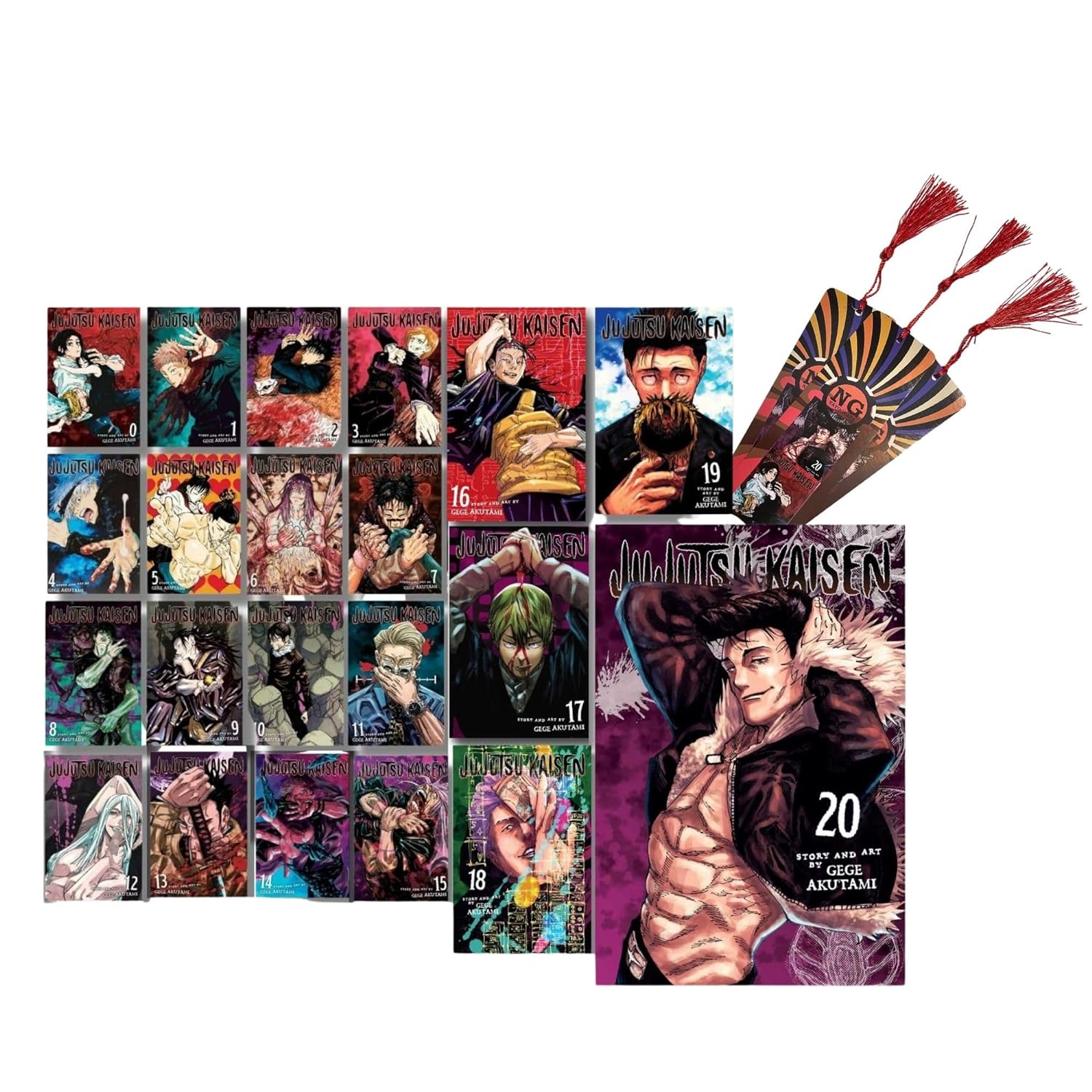 Jujutsu Kaisen Anime-Manga, Books 0-20 Paperback – 1 January 2020 by Akutami (Author)