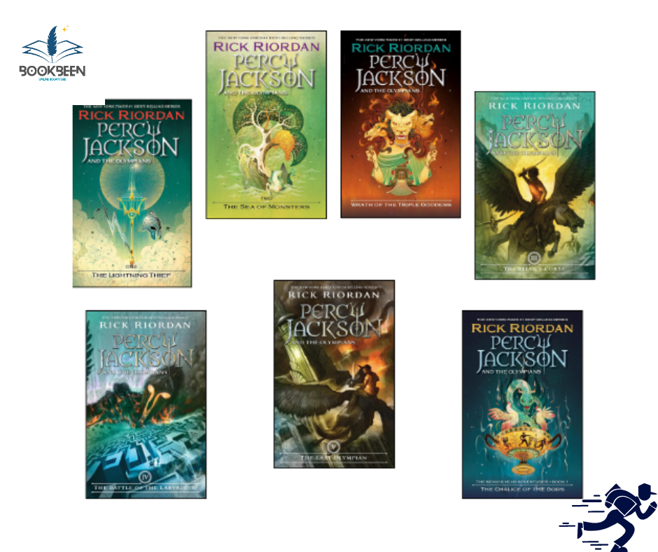 Percy Jackson and the Olympians (7 book series) by Rick Riordan (Author)