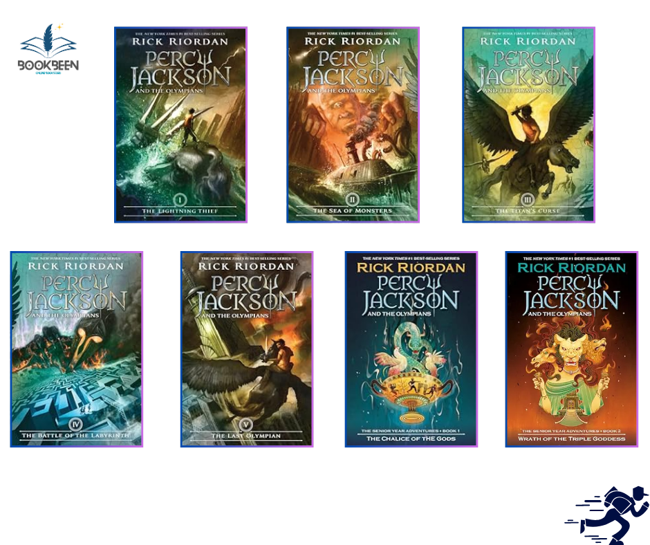 Percy Jackson and the Olympians (8 book series) by Rick Riordan (Author)
