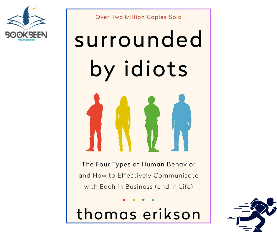 Book cover of 'Surrounded by Idiots' by Thomas Erikson with colorful figures on a white background