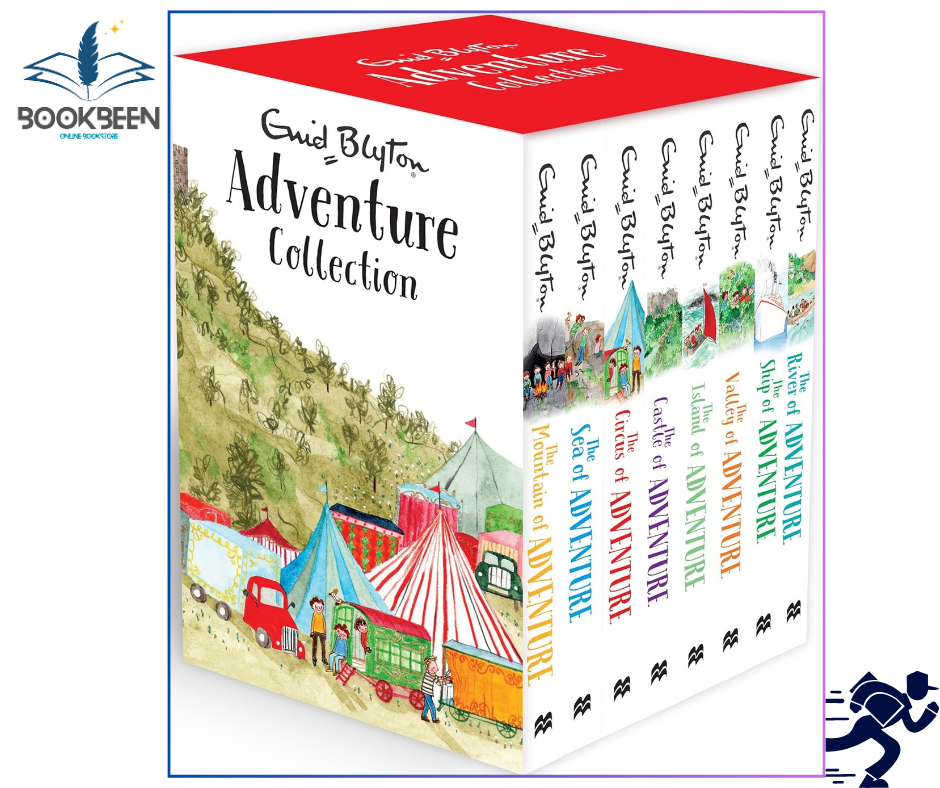 Enid Blyton Adventure Series 1 - 8 Collection Set (River, Circus, Ship, Mountain, Sea, Valley, Castle & Island) by Enid Blyton