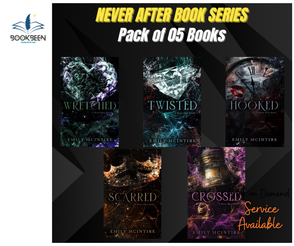 Never After Series (5 books) Hooked l Scarred l Wretched l Twisted l Crossed by Emily McIntire