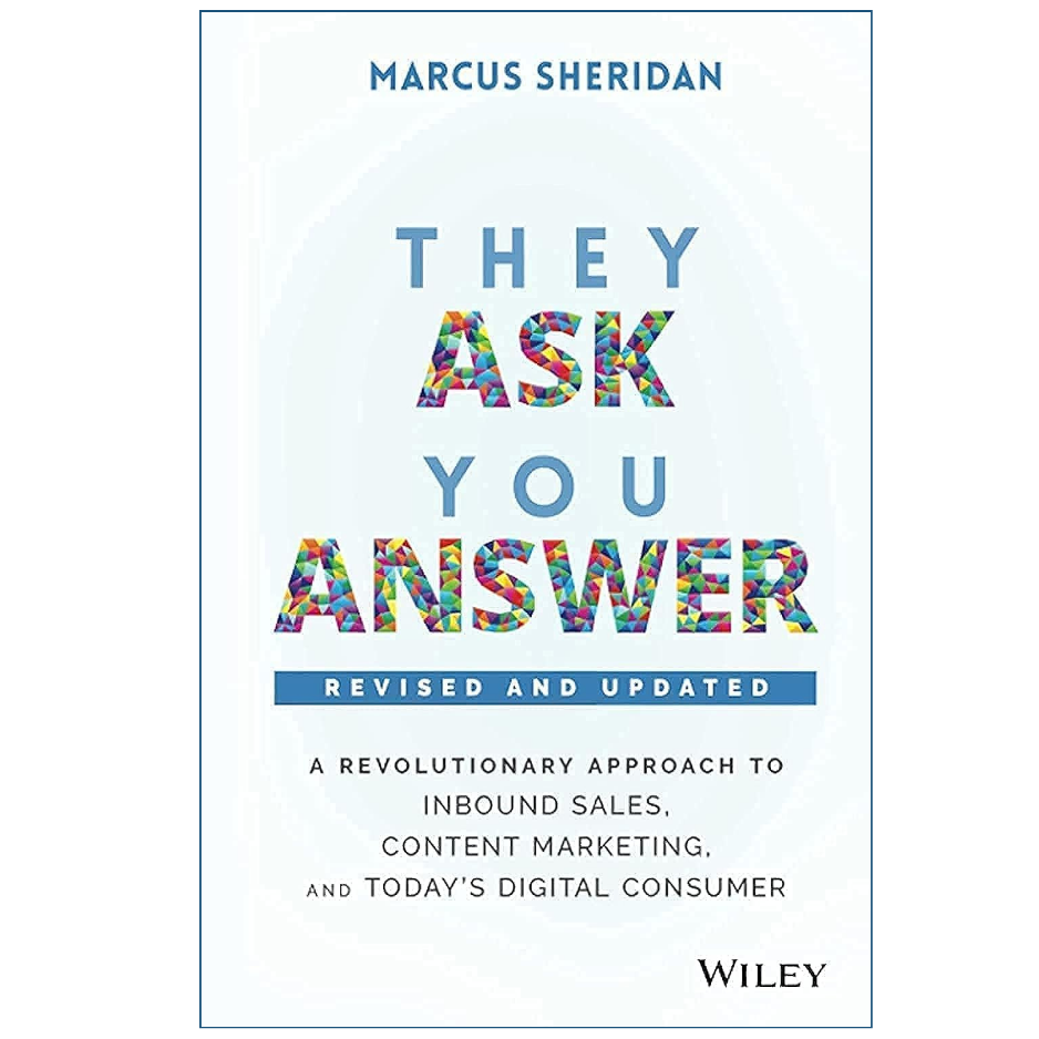 They Ask, You Answer by Marcus Sheridan Front Cover | Buy Marketing Book Online Pakistan