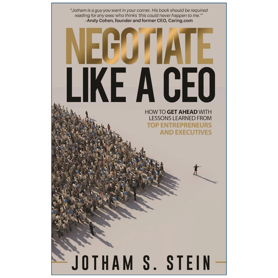 Negotiate Like a CEO by Jotham S. Stein Front Cover | Buy Business Book Online Pakistan