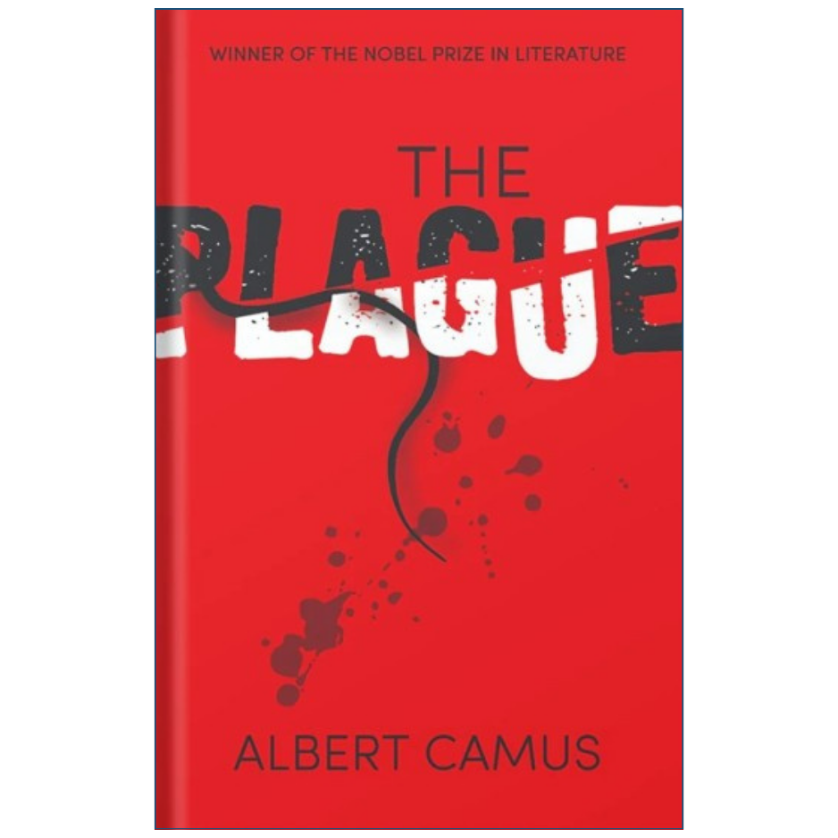 The Plague by Albert Camus Back Cover | Philosophical Fiction Book Details