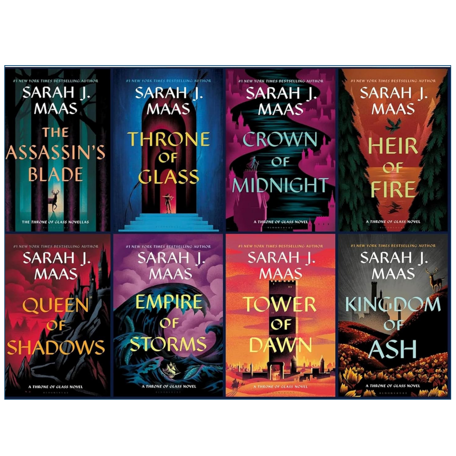 Throne of Glass Series Box Set Books 1–8 by Sarah J. Maas | Buy Complete Fantasy Collection Online Pakistan