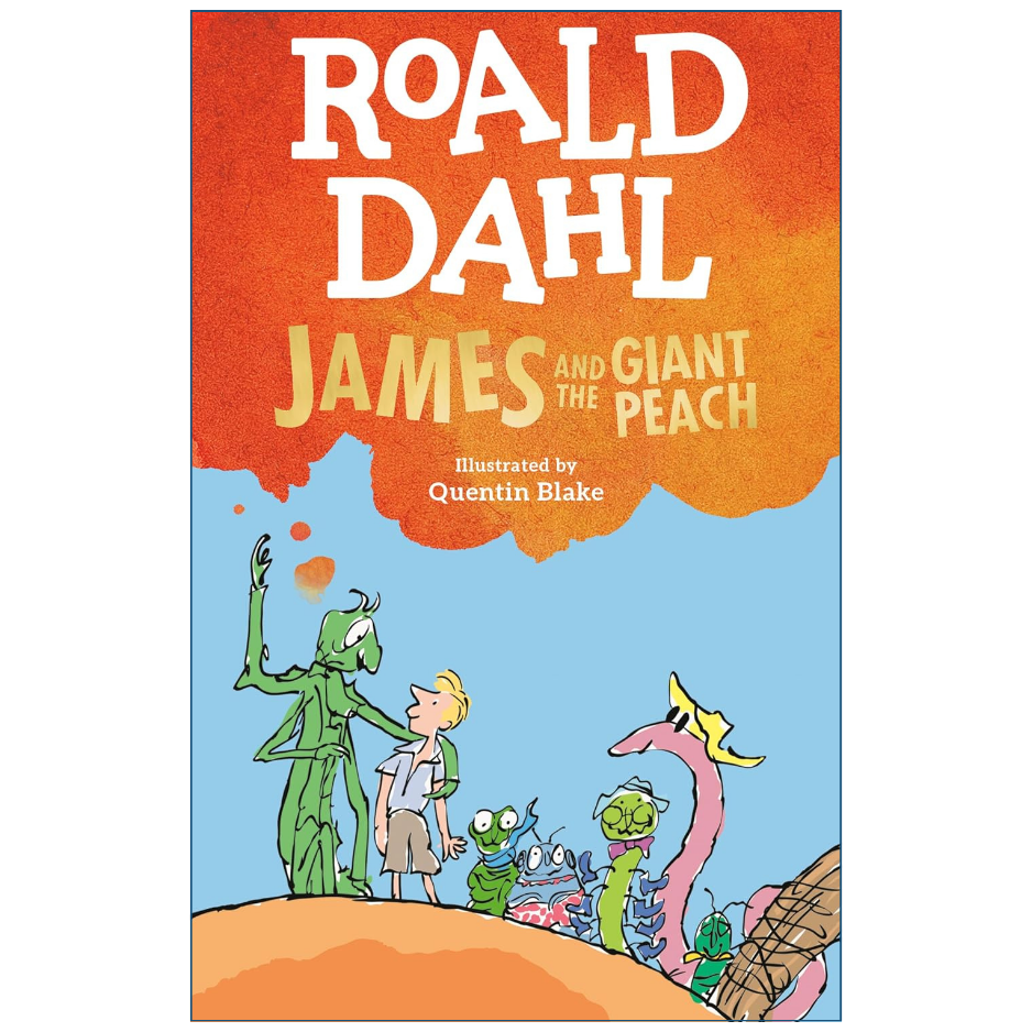 James and the Giant Peach by Roald Dahl Back Cover | Classic Adventure Book Details