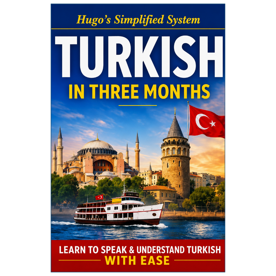Turkish in Three Months by Hugo's Simplified System | Turkish Language Learning Guide