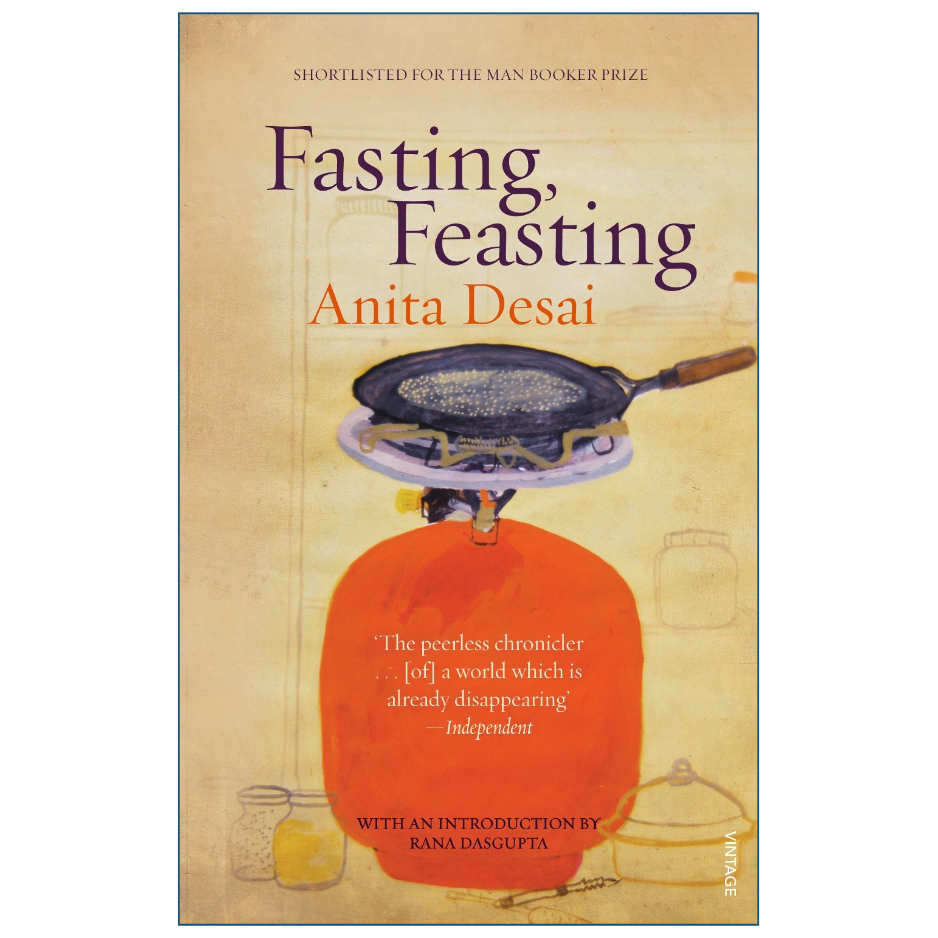 Fasting Feasting by Anita Desai Literary Fiction Novel Book Front Cover