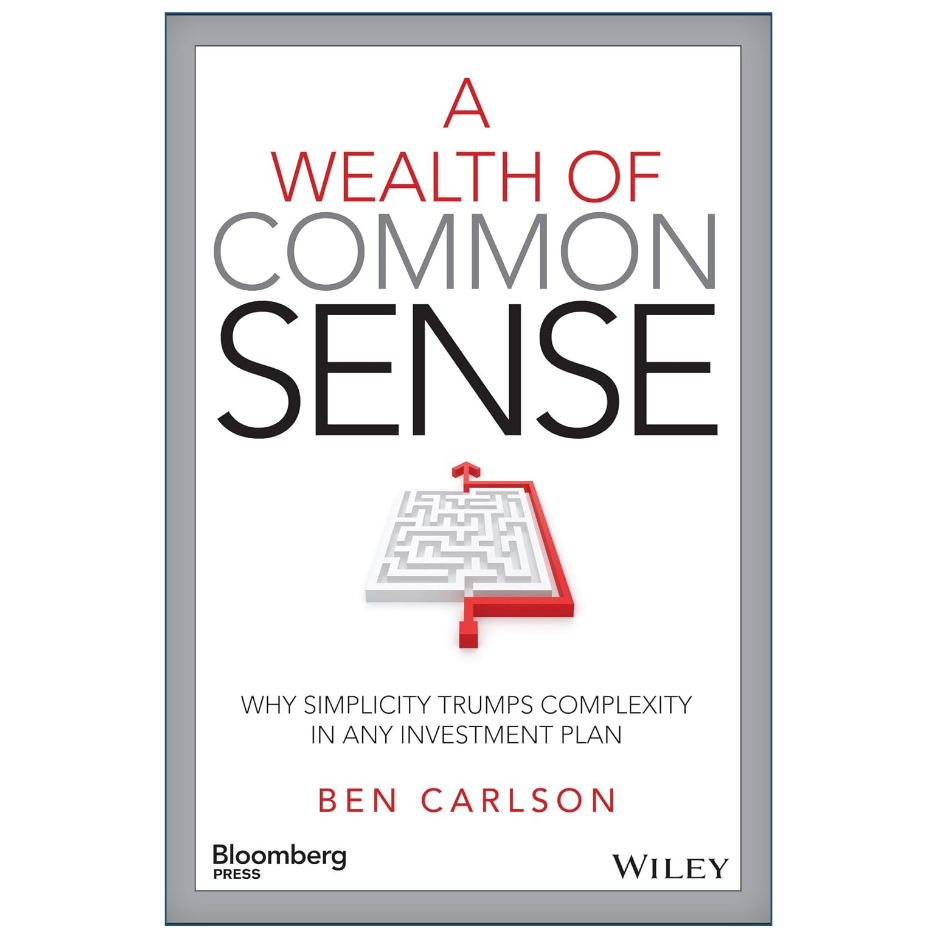 A Wealth of Common Sense by Ben Carlson Personal Finance Book Front Cover