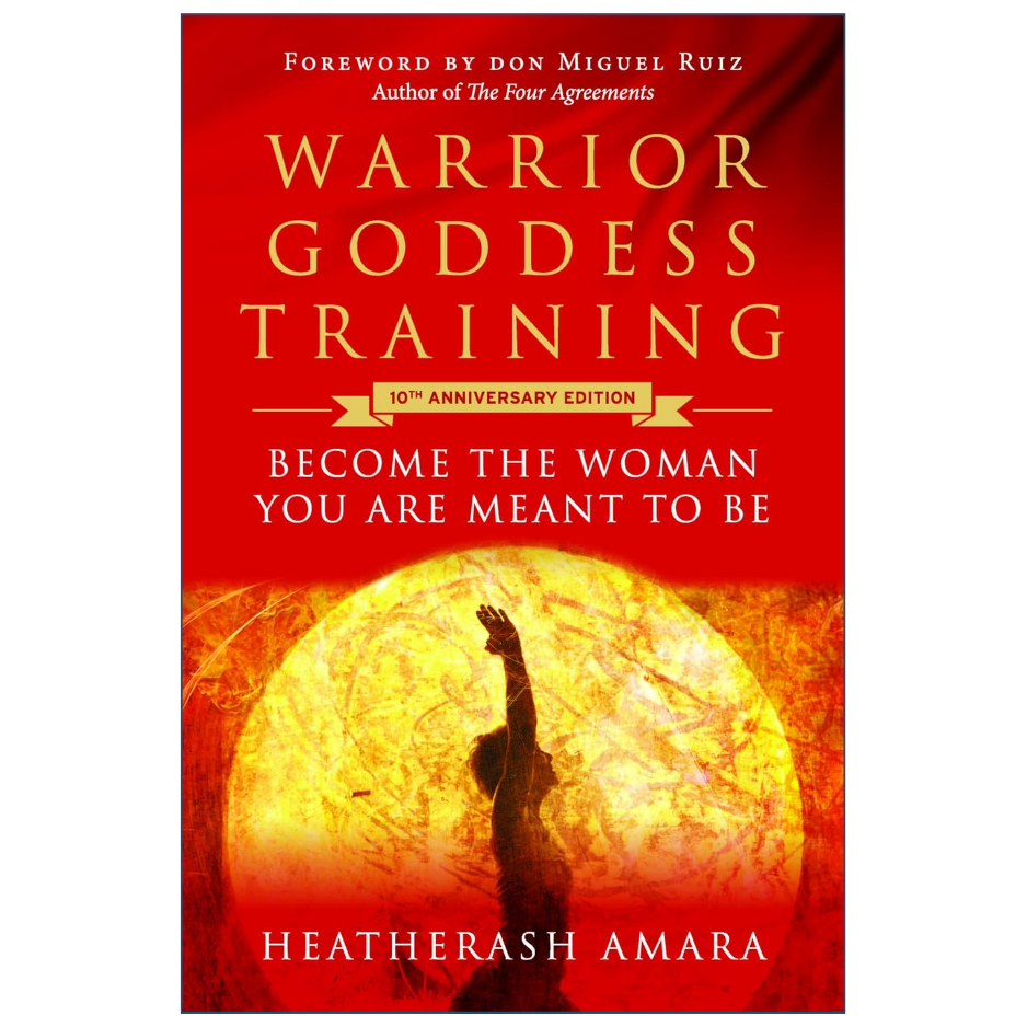 Warrior Goddess Training by HeatherAsh Amara Self Help Book Front Cover