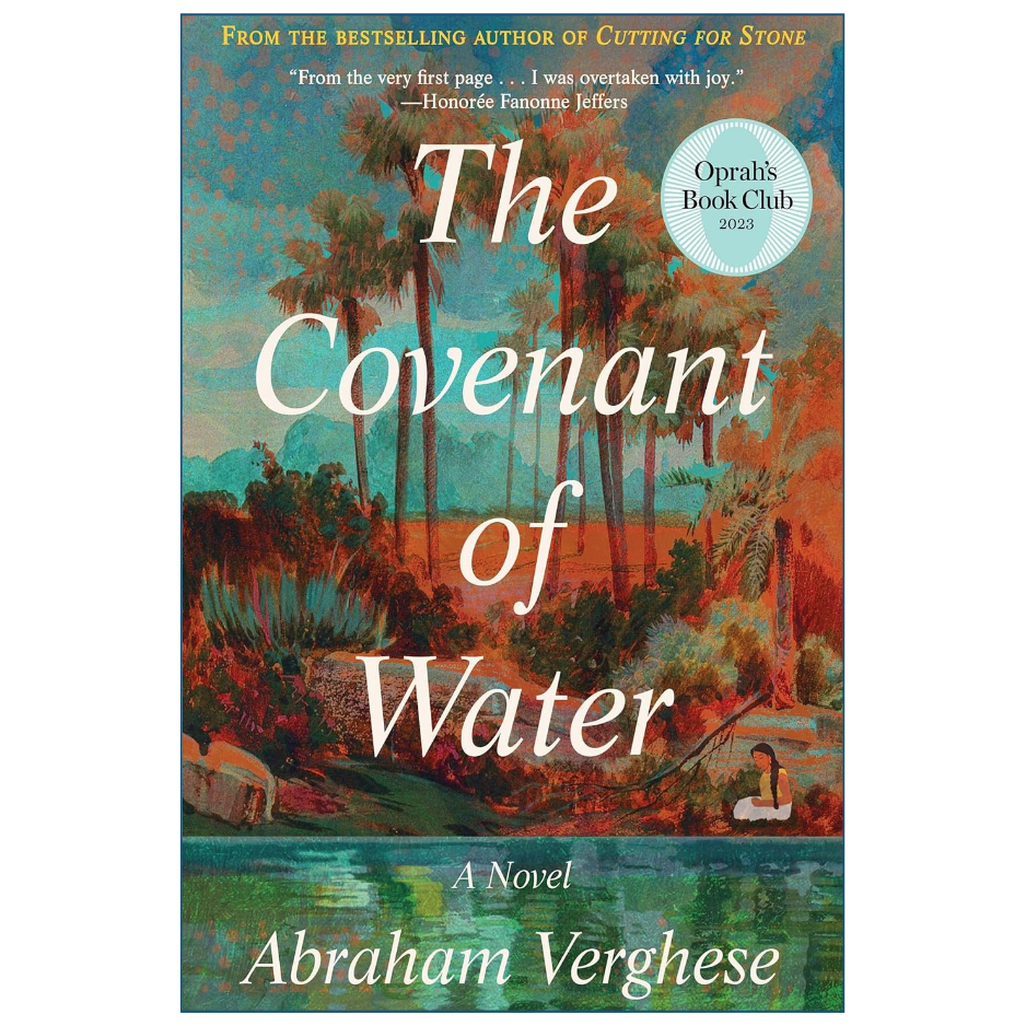 The Covenant of Water by Abraham Verghese Historical Fiction Novel Front Cover