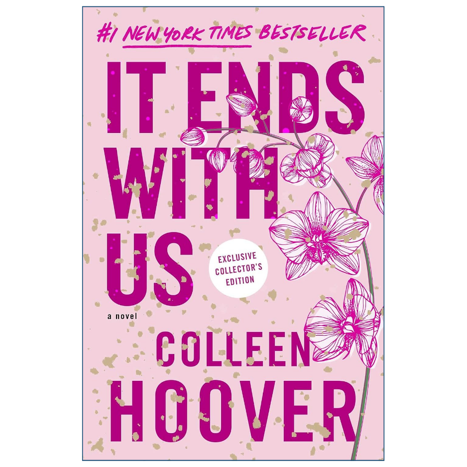 It Ends with Us by Colleen Hoover Romance Novel Cover