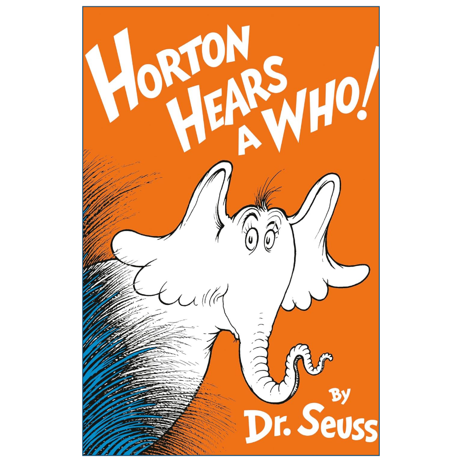 Horton Hears a Who by Dr. Seuss Classic Children's Book Front Cover