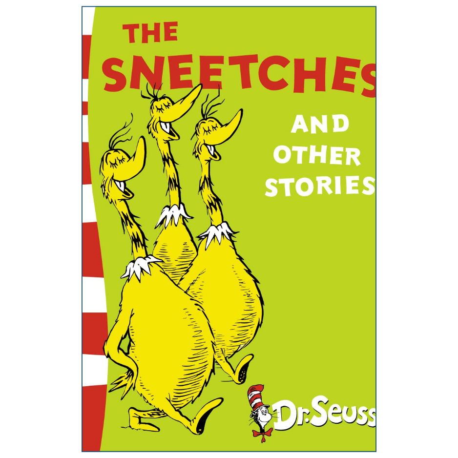 The front cover of the Dr. Seuss book 'The Sneetches and Other Stories' on a white background.