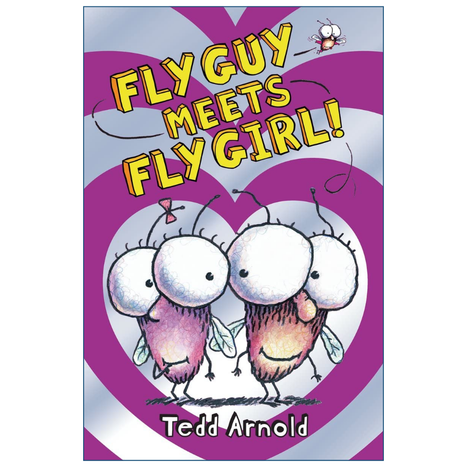 Fly Guy Meets Fly Girl by Tedd Arnold colored picture book