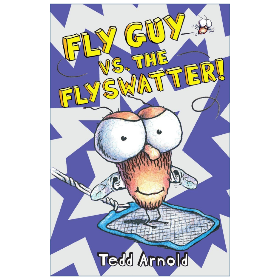 Fly Guy vs the Flyswatter by Tedd Arnold colored children's picture book