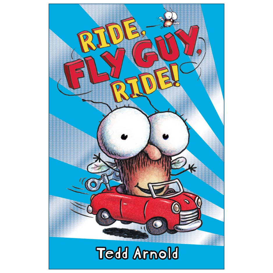 Ride Fly Guy Ride by Tedd Arnold colored children's picture book