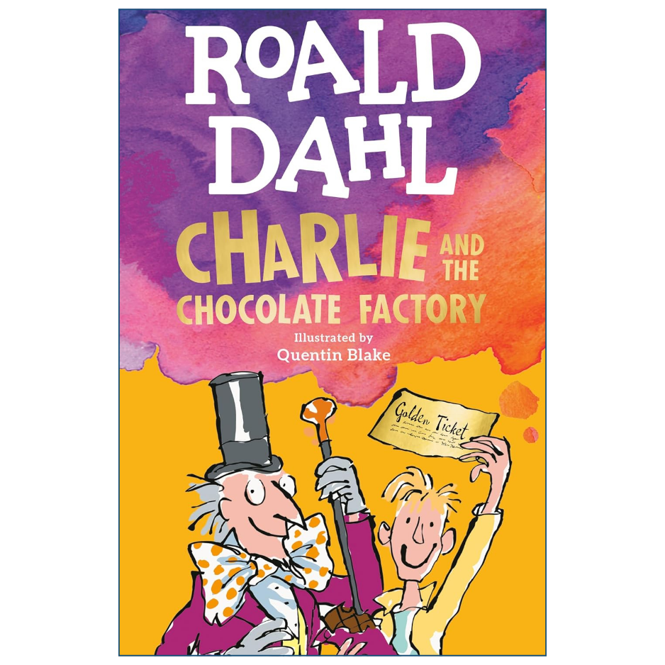 Charlie and the Chocolate Factory by Roald Dahl colored children's book