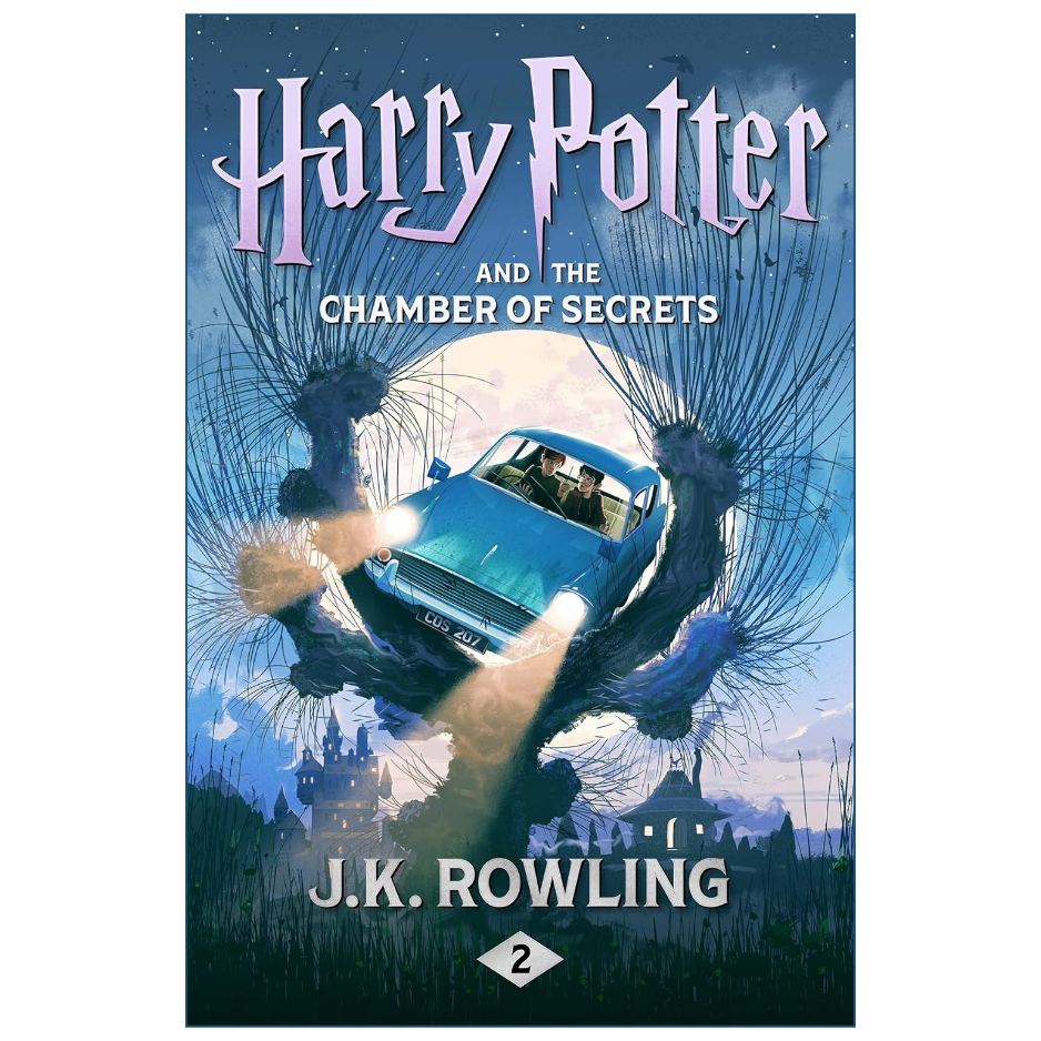 Book cover for Harry Potter and the Chamber of Secrets by J.K.