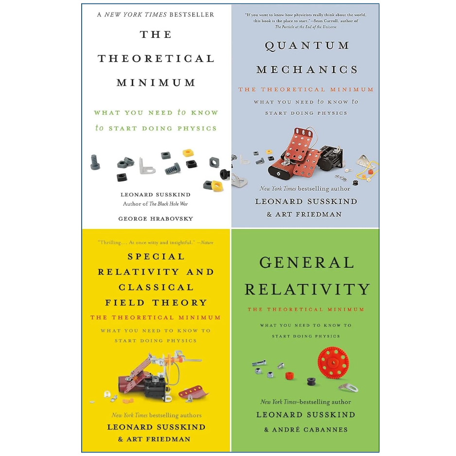 The Theoretical Minimum 4 Book Bundle by Leonard Susskind physics collection