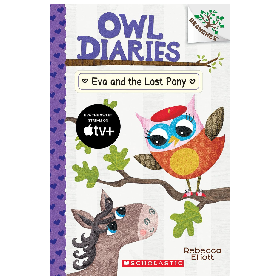 Eva and the Lost Pony by Rebecca Elliott Owl Diaries Book 8 Colored Edition
