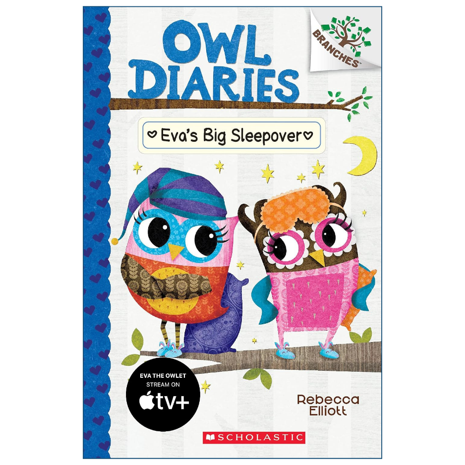 Eva's Big Sleepover by Rebecca Elliott Owl Diaries Book 9 Colored Edition