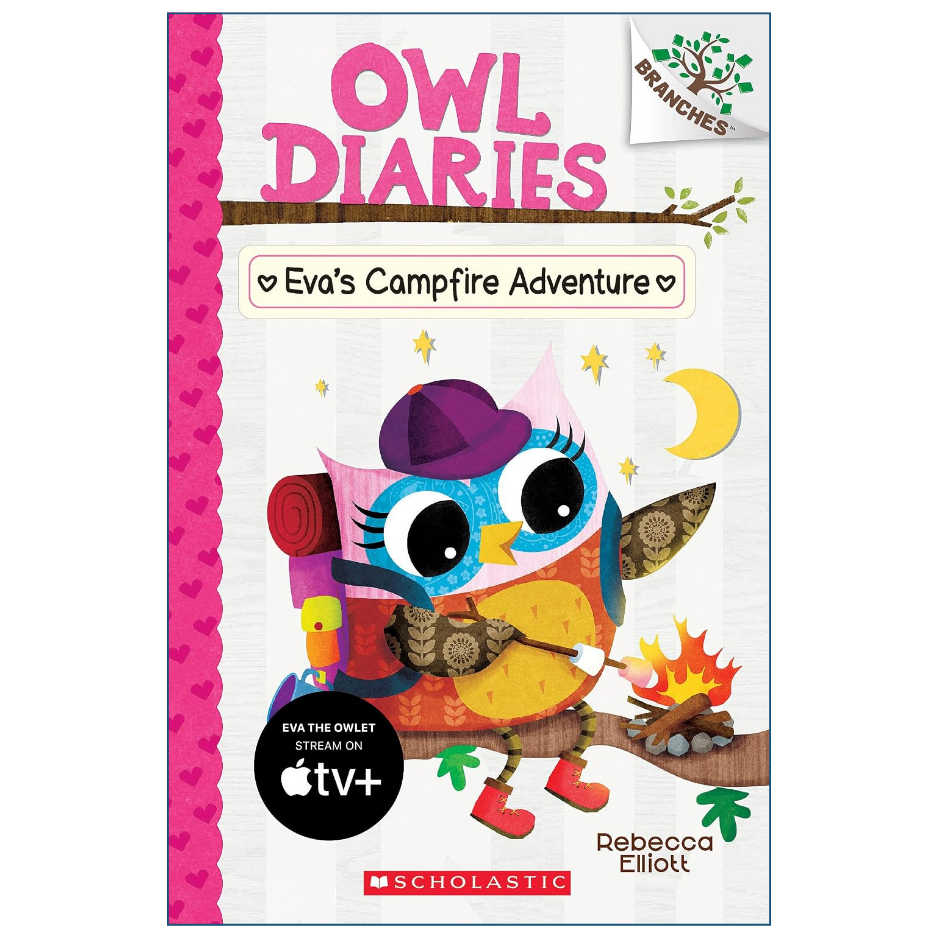 Eva's Campfire Adventure by Rebecca Elliott Owl Diaries Book 12 Colored Edition