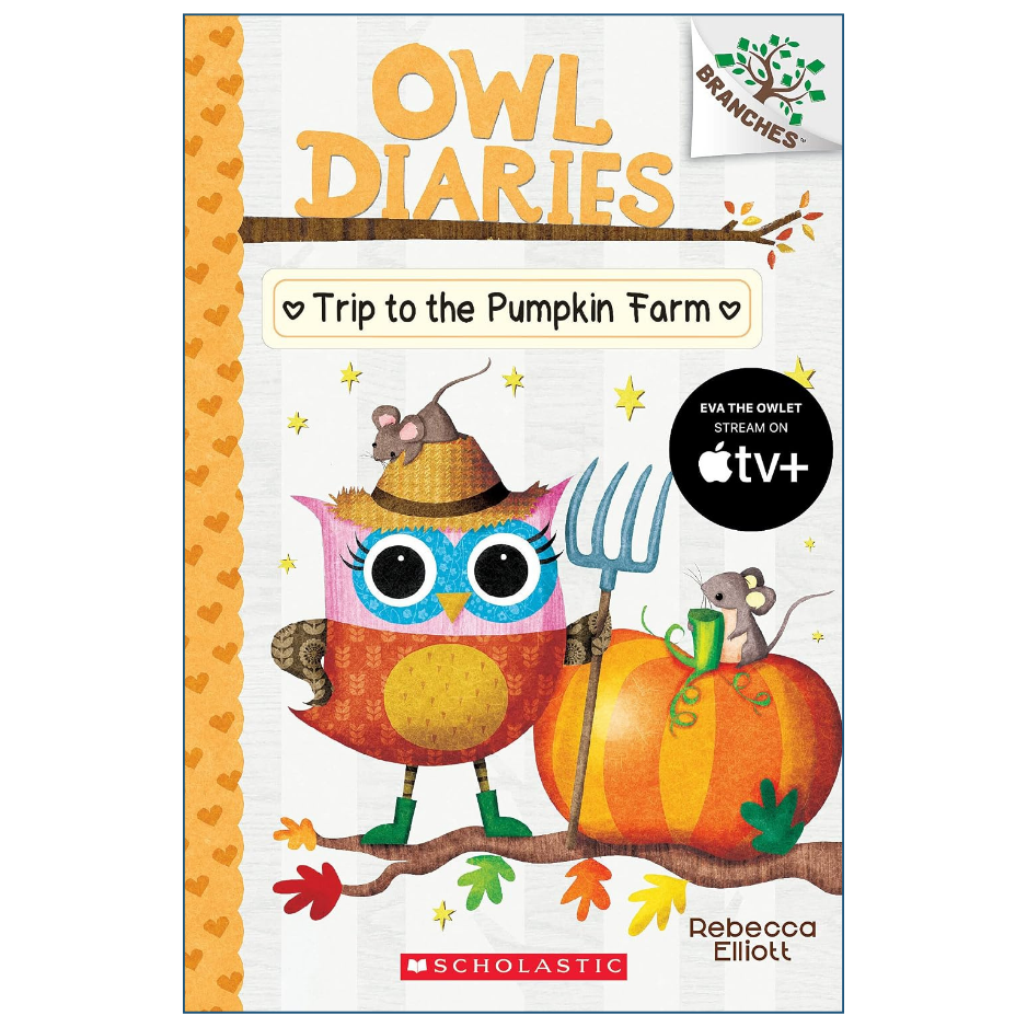 Trip to the Pumpkin Farm by Rebecca Elliott Owl Diaries Book 11 Colored Edition