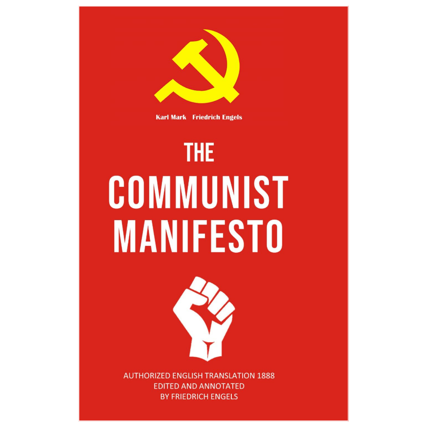 The Communist Manifesto Karl Marx Friedrich Engels book on capitalism socialism and class