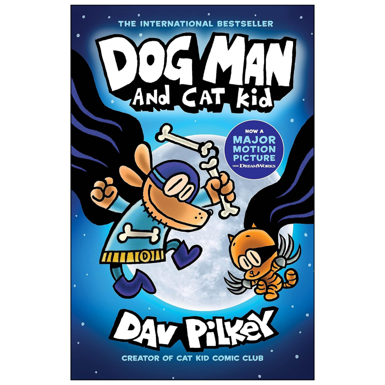 Dog Man and Cat Kid Book 4 by Dav Pilkey Front Cover | Buy Children's Graphic Novel Online Pakistan