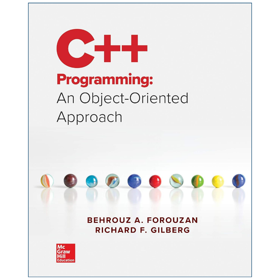 C++ Programming by Behrouz A. Forouzan Front Cover | Buy Programming Book Online Pakistan