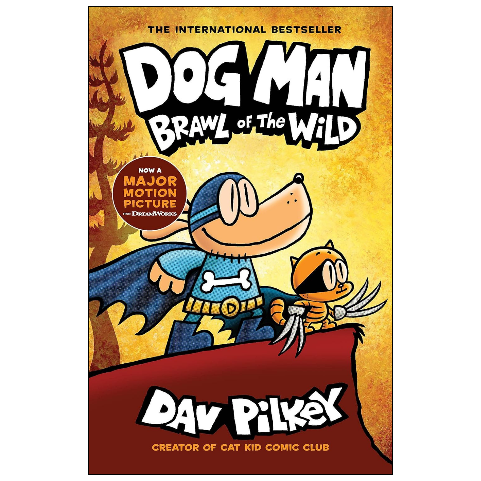 Dog Man: Brawl of the Wild Book 6 by Dav Pilkey Front Cover | Buy Children's Graphic Novel Online Pakistan