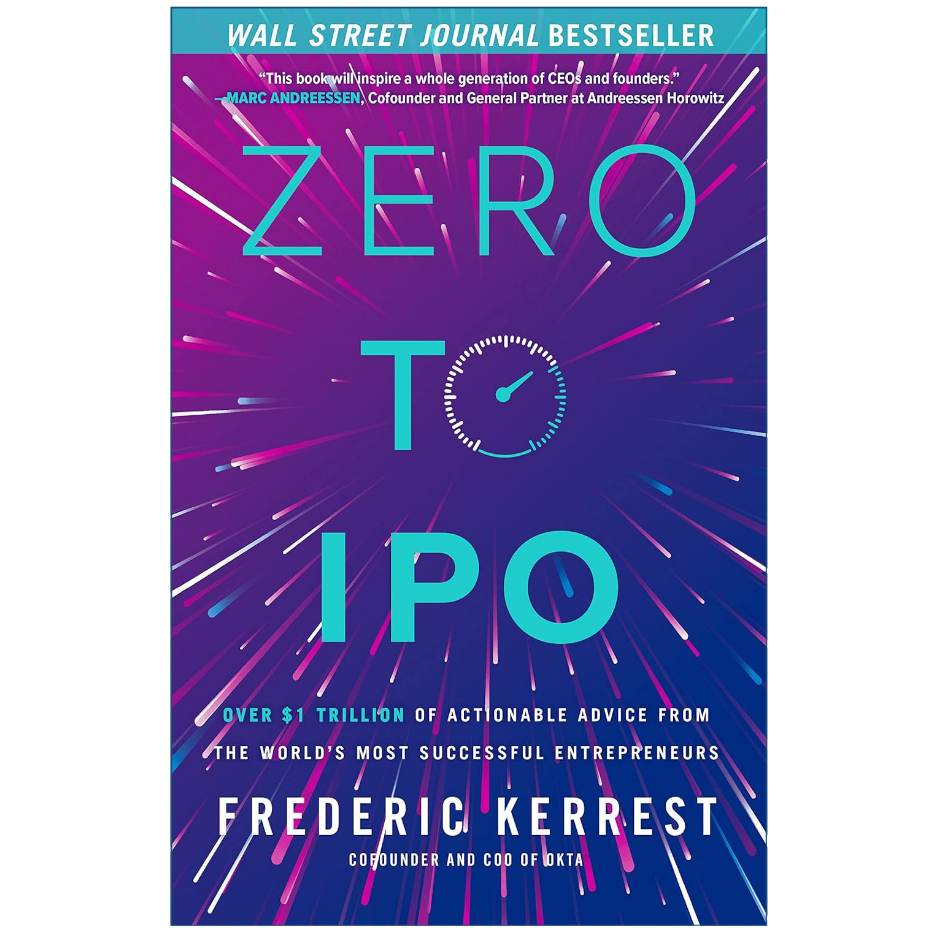 Zero to IPO by Frederic Kerrest Front Cover | Buy Startup Business Book Online Pakistan