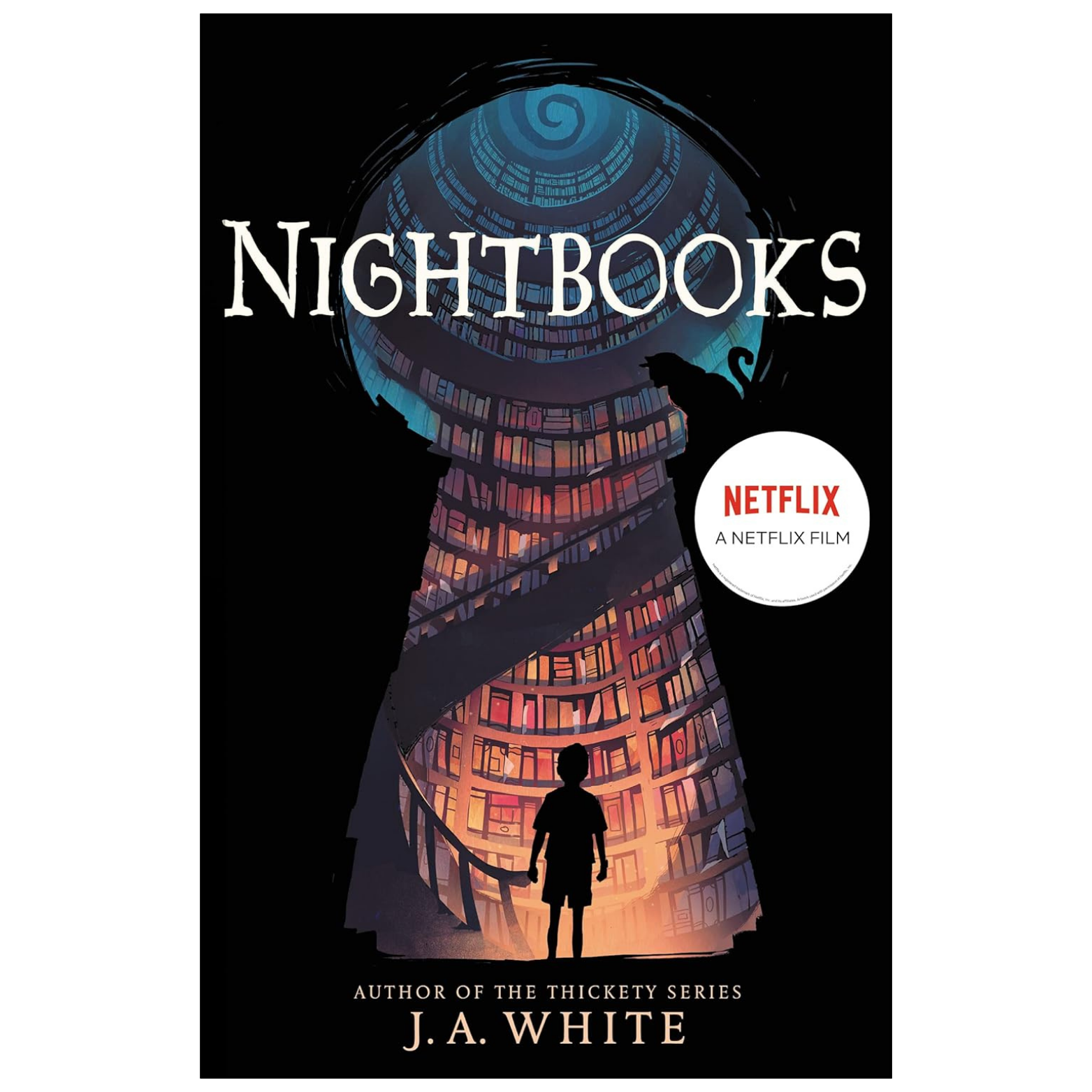 Nightbooks by J.A. White Front Cover | Buy Children's Fantasy Book Online Pakistan
