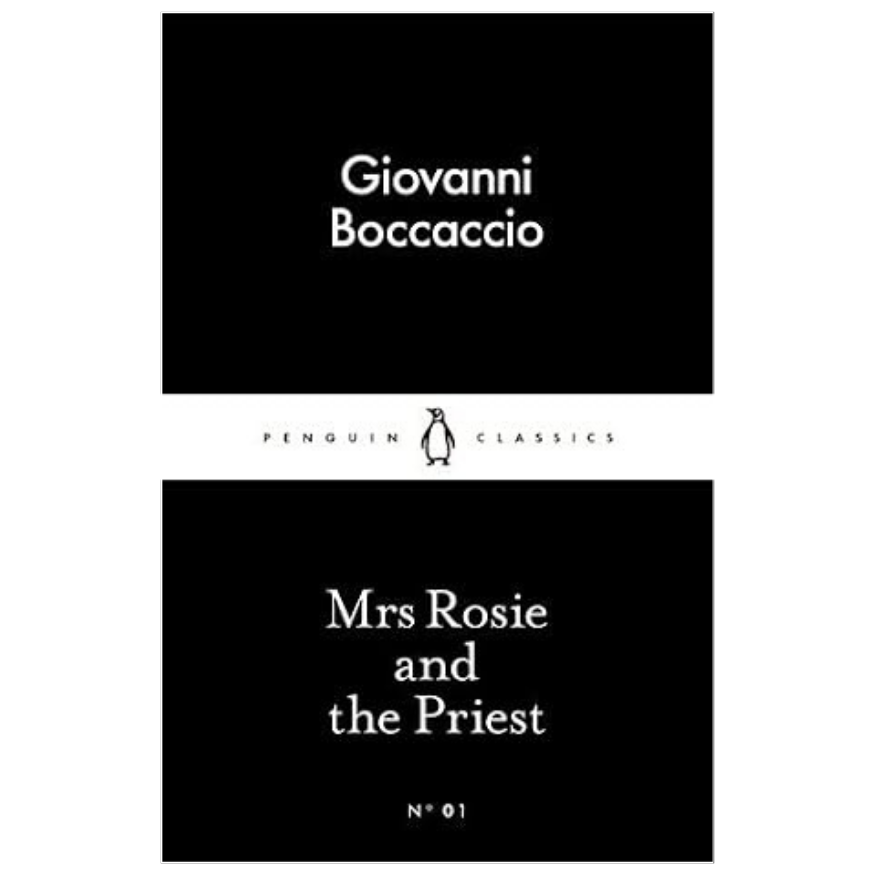Mrs Rosie and the Priest by Giovanni Boccaccio Penguin Little Black Classics book