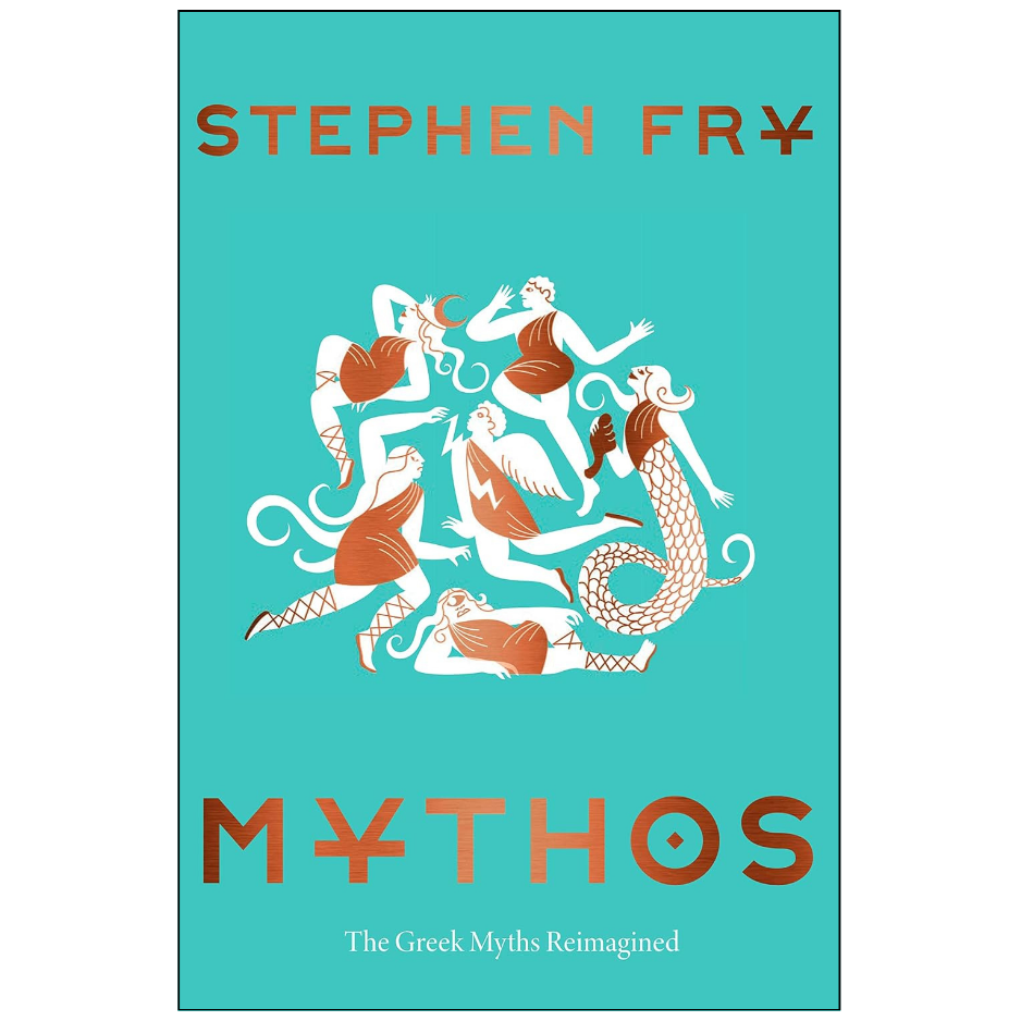Mythos by Stephen Fry Back Cover | Greek Mythology Book Details
