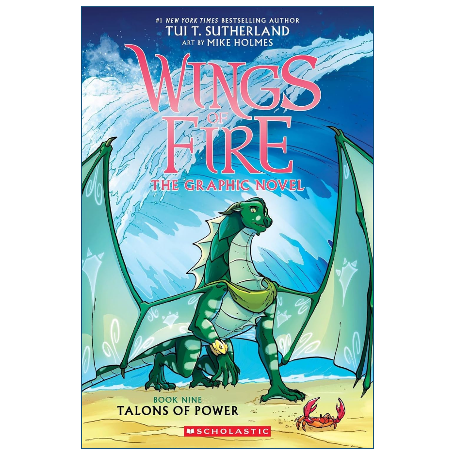 Talons of Power by Tui T. Sutherland Wings of Fire Graphic Novel 9 Colorful Dragon Fantasy Cover