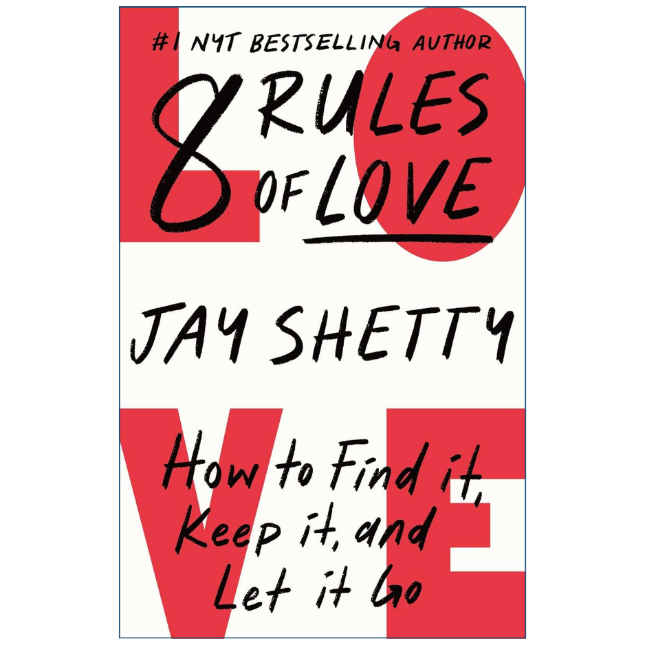 8 Rules of Love by Jay Shetty Front Cover | Buy Relationship Book Online Pakistan