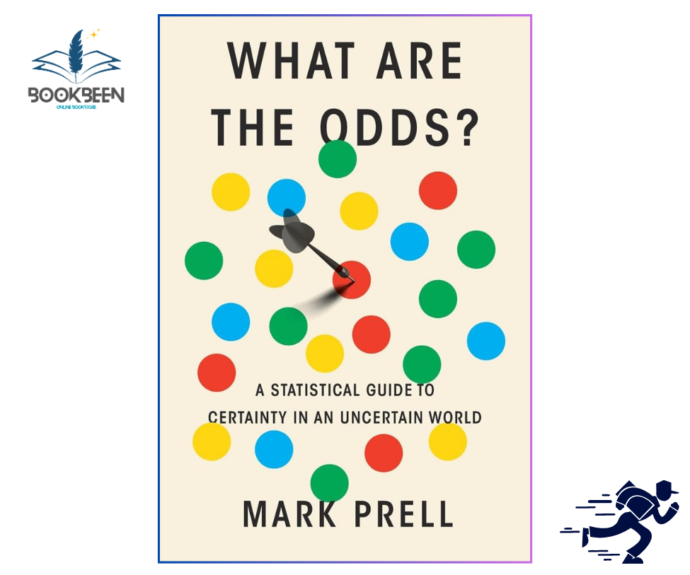 Book cover of 'What Are The Odds?' by Mark Prell with colorful dots and a dart.