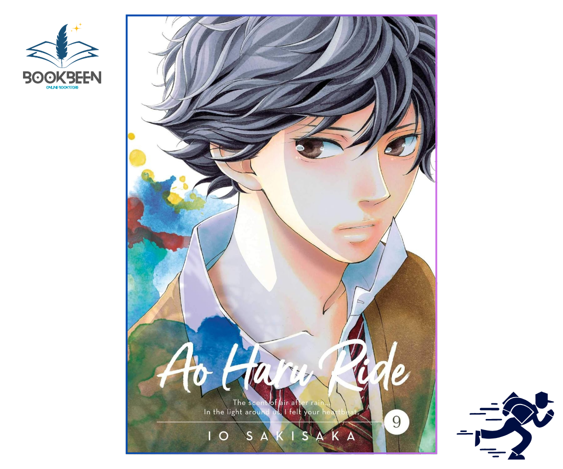 Book cover of 'Ao Haru Ride' with an illustration of a character and the publisher's logo.