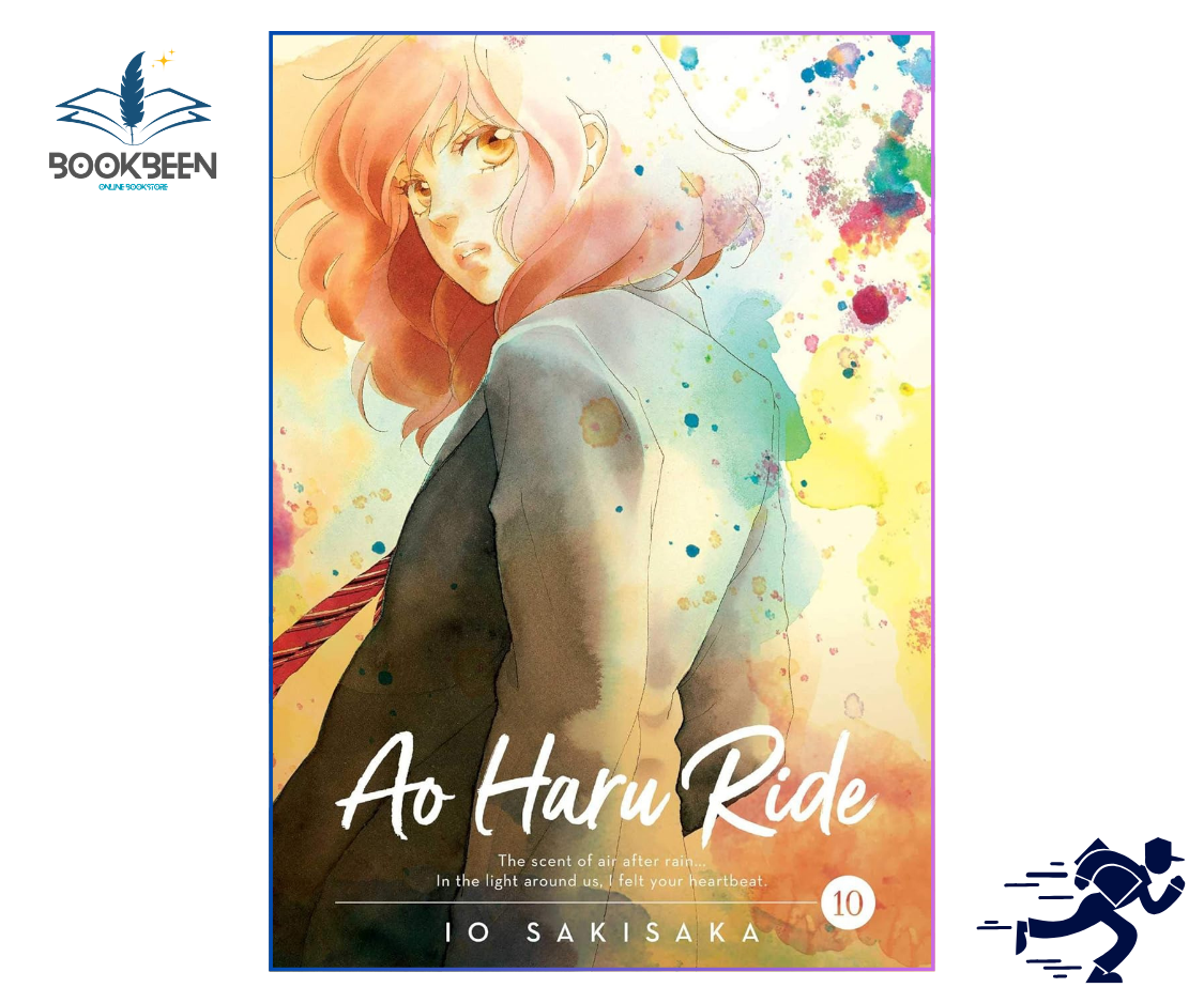 Book cover of 'Ao Haru Ride' with colorful design and character illustration.